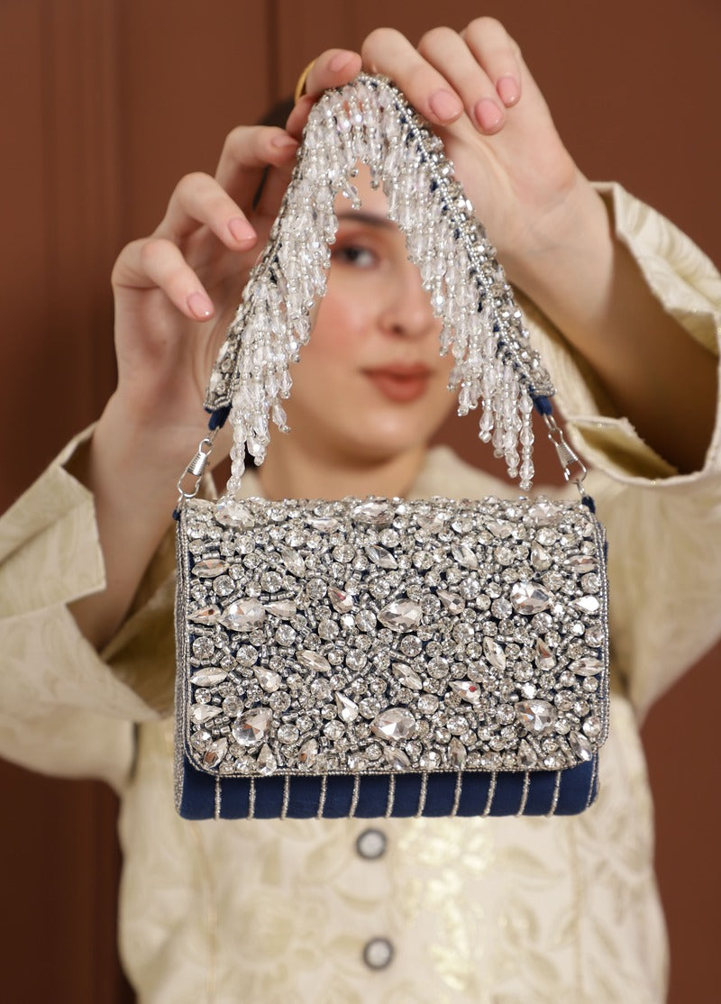 Grace Embellished Flap Over Bag