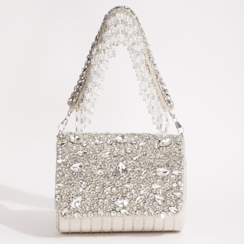 Grace Embellished Flap Over Bag