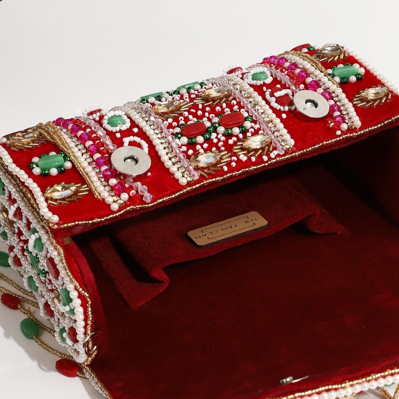 Wedlock Flap Over Clutch Bag